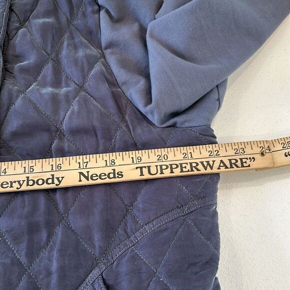 Anthropologie Marrakesh gray, soft, quilted jacket size extra large - Picture 5 of 7